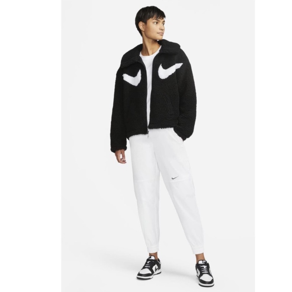 NWT Nike Swoosh Fleece Front Zip Jacket